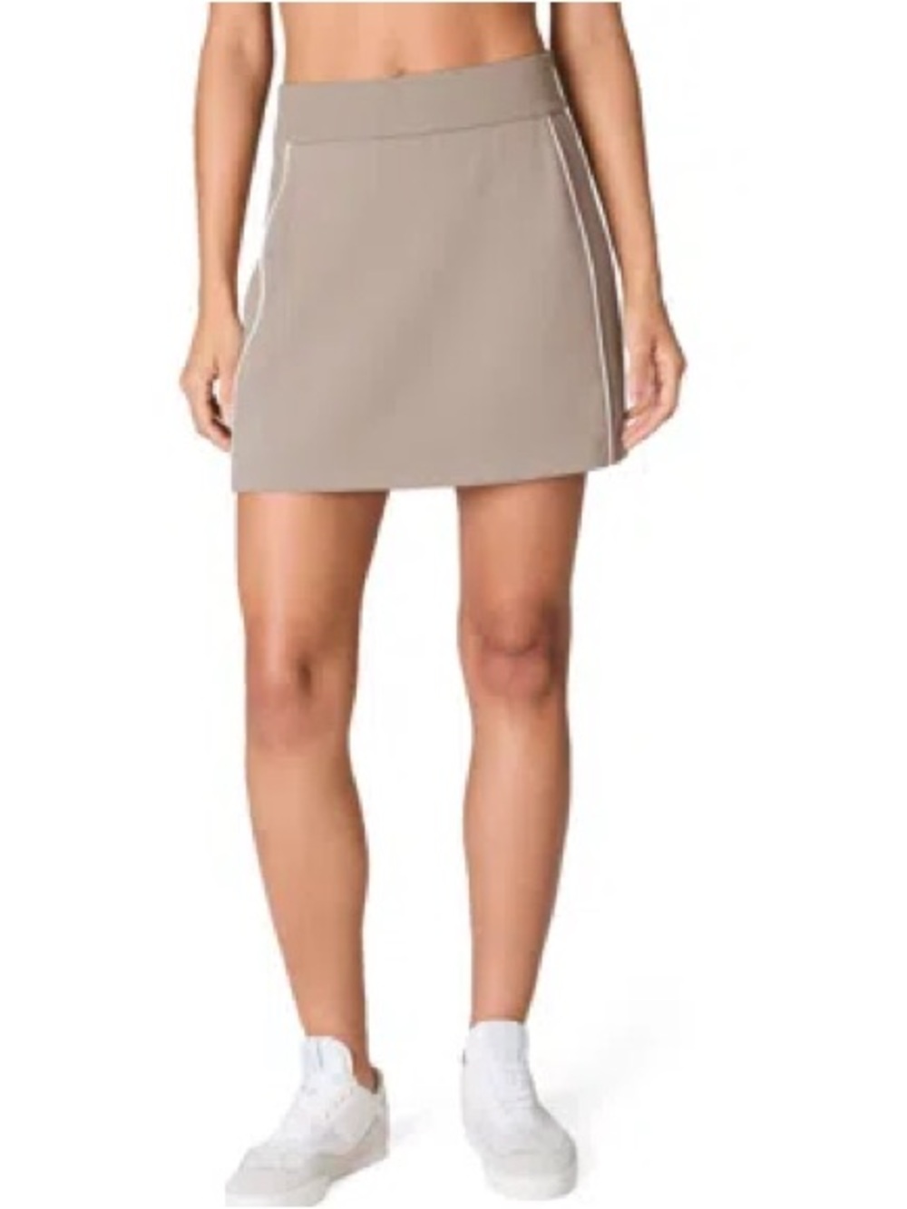SPANX Airessentials Pique Skort In Neutral Tan Color Womens size small